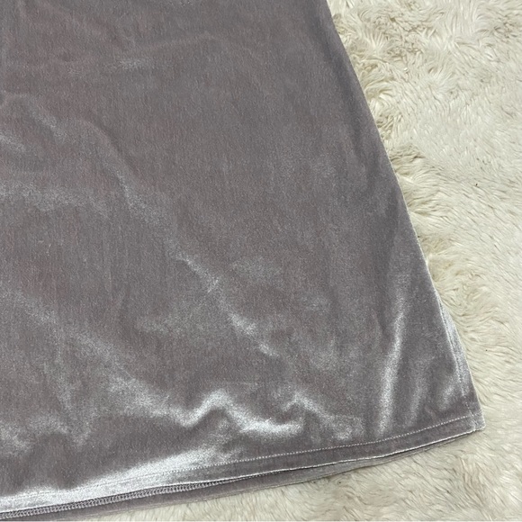 Madewell Velvet Pajama Cami Top Silver Gray size Large - Picture 7 of 10